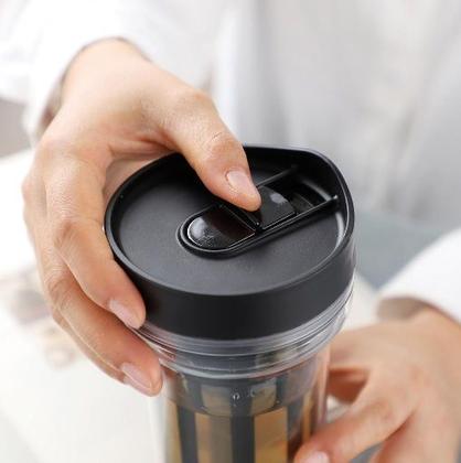 Imagem de Copo Térmico de Café Tumbler Cold Brew 420ml Preto - ILC