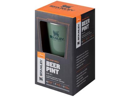 Imagem de Copo Térmico de Cerveja Stanley c/ tampa e abridor 473ml Green - Verde ORIGINAL
