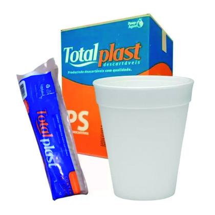 Imagem de Copo termico de isopor 70ml com 200 descartavel totalplast