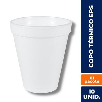 Imagem de Copo Térmico De Isopor Para Café Chá 180 ML C/ 20UN