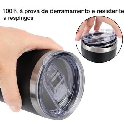 Imagem de Copo Termico Everest 500Ml Rosa Com Tampa Antivazamento Soprano
