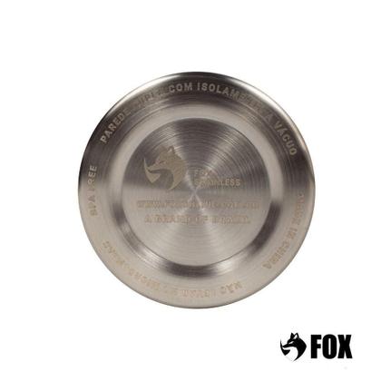 Imagem de Copo Térmico Fox Stainless Quente E Frio Com Tampa 473ml Laranja