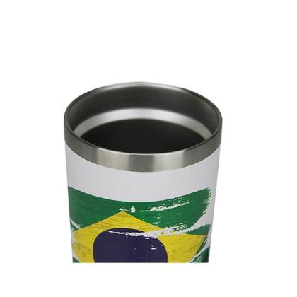 Imagem de Copo Térmico Gluck Sleek Future Brasil Bandeira Em Aço Inox