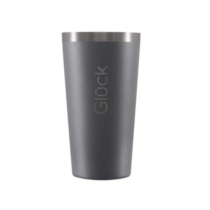 Imagem de Copo Térmico Gluck Sleek Titanium Em Aço Inox 473Ml Suporta