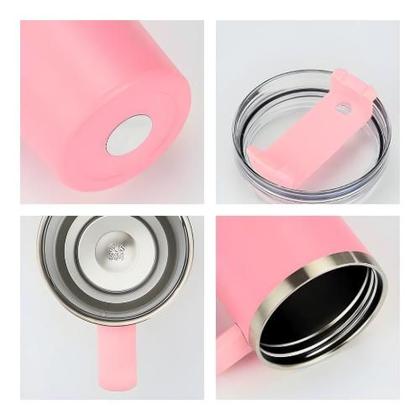 Imagem de Copo Térmico Grande 1200 Ml Canudo Inox