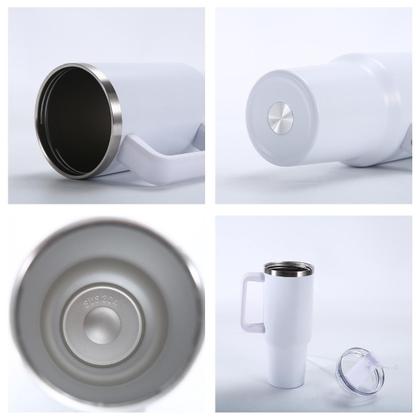 Imagem de Copo Térmico Grande 1200ml Parede Dupla com Canudo Bebidas Geladas e Quentes Alta Capacidade antivazamento