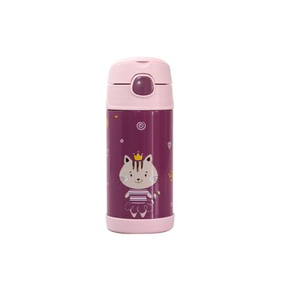 Imagem de Copo Térmico Infantil Inox Rosa Clingo Ideal Bebês Milky