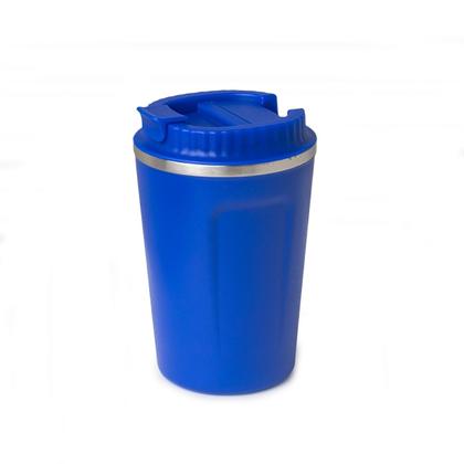 Imagem de Copo Térmico Inox 380ml Parede Dupla Resistente Antivazamento Tampa Rosqueável Com Bocal