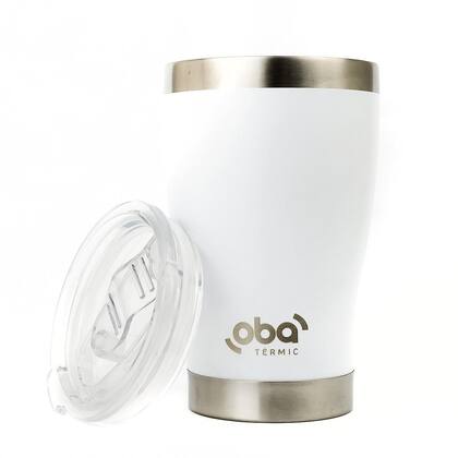 Imagem de Copo Térmico Inox 473ml Oba Térmic com Tampa BPA Free