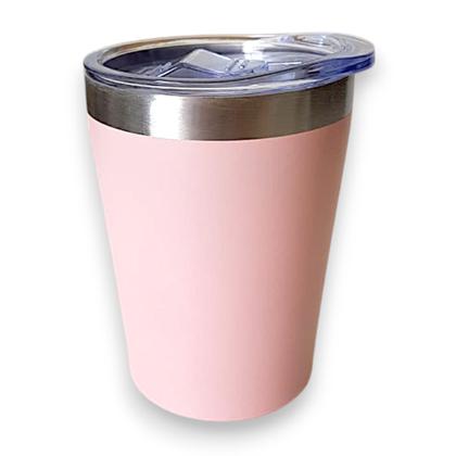 Imagem de Copo Térmico Inox Anti Vazamento Com Tampa Chopp Cerveja Café Bebidas 260ml