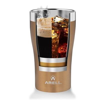 Imagem de Copo Térmico Inox Cerveja Café Bebidas Arell 500 Ml Original