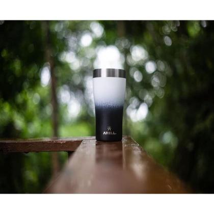 Imagem de Copo Térmico Inox Cerveja Café Bebidas Black White 500 Ml