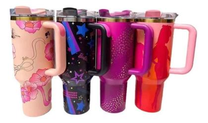 Imagem de Copo Térmico Inox Com Canudo E Protetor De Silicone 1200ml