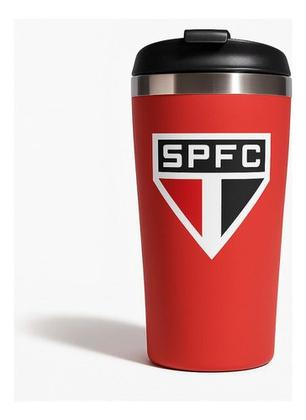 Imagem de Copo Térmico Inox Emborrachado Times Oficiais 450ml Brasfoot