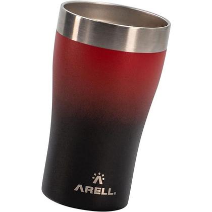 Imagem de Copo Térmico Inox Para Cerveja Café Bebidas Red Black 500 Ml