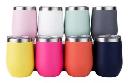 Imagem de Copo Térmico Inox Tipo Cuia Tampa Com Vedação