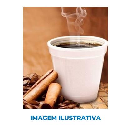 Imagem de Copo Térmico Isopor Descartável Ultra Bebidas Quentes Café Chocolate Vinho Chá Quentão Festa Junina 120ml Com 25 Unidades 