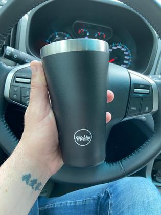 Imagem de Copo Térmico Magic Beer - 473ml - Preto - Mokha