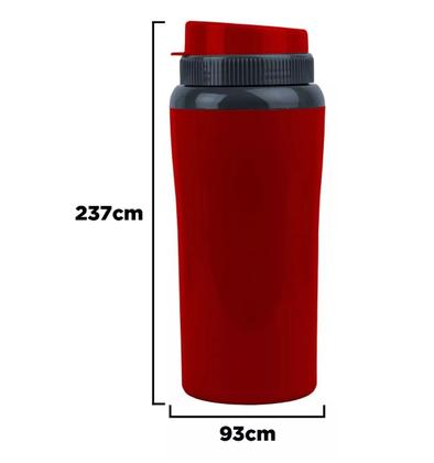 Imagem de Copo Térmico Miami 650ml Tampa Fixa, Água, Chá, Whey Parede Dupla Unitermi