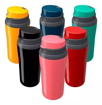 Imagem de Copo Térmico Miami 650ml Tampa Fixa, Água, Chá, Whey Parede Dupla Unitermi