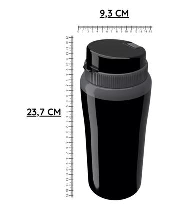 Imagem de Copo Térmico Miami 650ml Tampa Fixa, Água, Chá, Whey Parede Dupla Unitermi