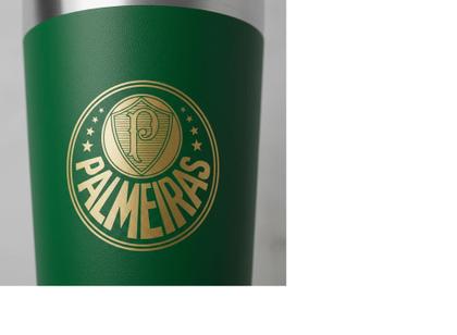 Imagem de Copo térmico new stone - palmeiras série ouro