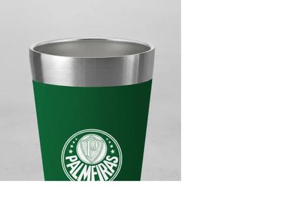 Imagem de Copo térmico new stone - palmeiras série ouro