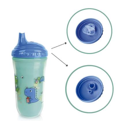 Imagem de Copo Térmico Nuby C/Bico Rígido +6m Verde/Dino10183085
