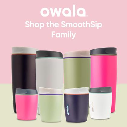 Imagem de Copo Térmico Owala SmoothSip - 600ml - Aço Inox Rosa