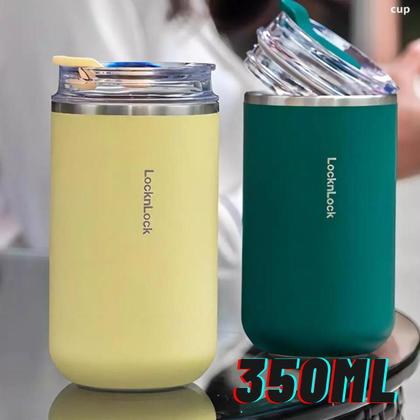 Imagem de Copo Térmico Para Bebidas Quente Ou Frio Café Cerveja Em Aço Inox Com Tampa 350ml