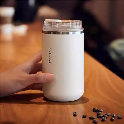 Imagem de Copo Térmico Para Bebidas Quente Ou Frio Café Cerveja Em Aço Inox Com Tampa 350ml