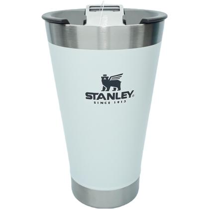 Imagem de Copo Térmico Para Cerveja Branco Com Tampa e Abridor, Inox STANLEY 473ml ORIGINAL