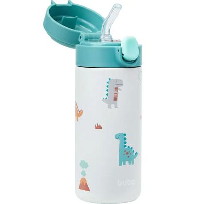 Imagem de Copo Térmico Parede Dupla Magic Dino c/ Canudo 320ml - Buba