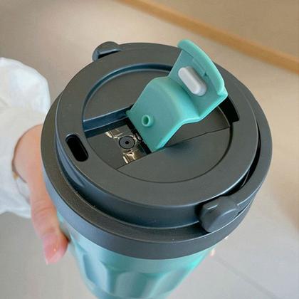 Imagem de Copo Térmico Portátil de Aço Inox para Bebidas 500ML