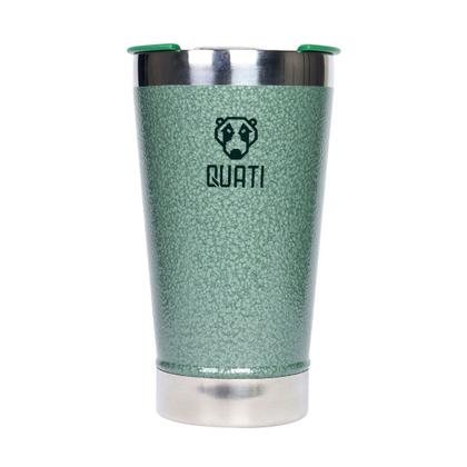 Imagem de Copo Térmico Quati Com Abridor 473ml Verde - Cva473