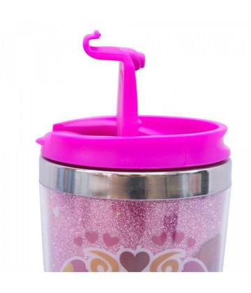 Imagem de Copo Térmico Rosa Caveira 450Ml - Projeto Kiwi