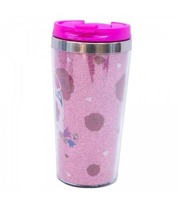 Imagem de Copo Térmico Rosa Caveira 450Ml - Projeto Kiwi