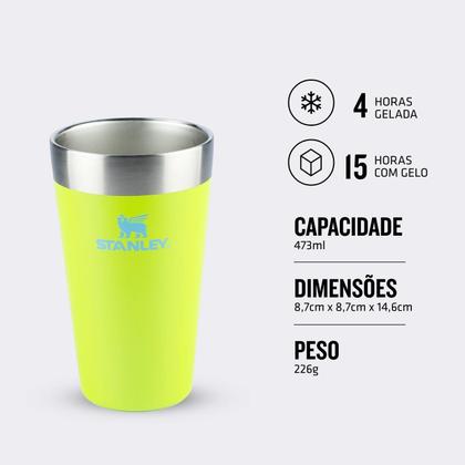 Imagem de Copo Térmico Stanley Cerveja Sem Tampa 473 ml