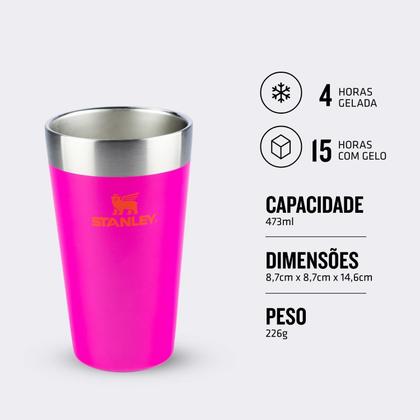Imagem de Copo Térmico Stanley Cerveja Sem Tampa 473 ml
