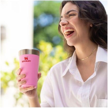 Imagem de Copo Termico Stanley Cerveja Sem Tampa 8277 Cotton Candy 473Ml