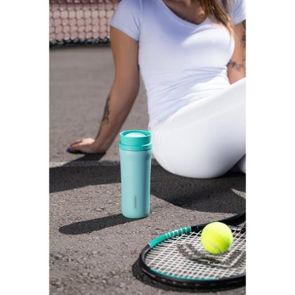 Imagem de Copo Térmico Tramontina 460 ml Verde em Aço Inox com Bocal 360