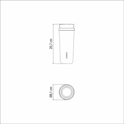 Imagem de Copo Térmico Tramontina com Bocal 360 460 ml Verde