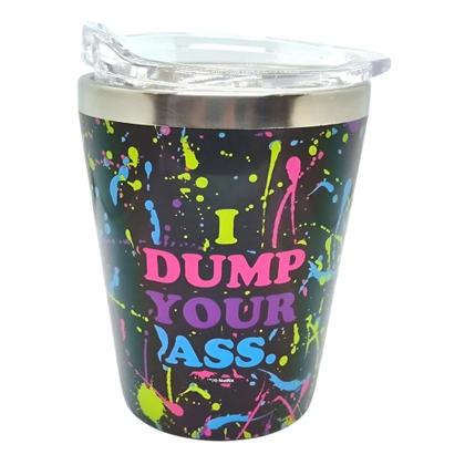 Imagem de Copo Térmico Viagem Mini Stranger Things Dump Your Ass 400ML - Clube Comix