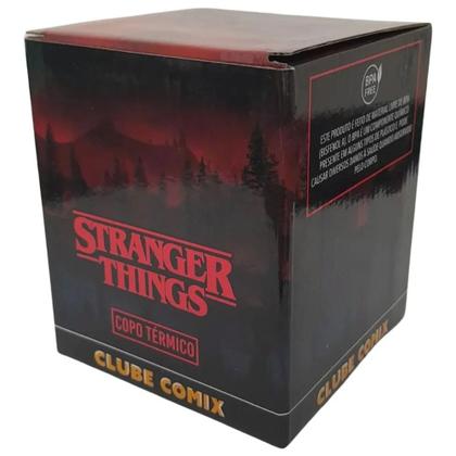 Imagem de Copo Térmico Viagem Mini Stranger Things Dump Your Ass 400ML - Clube Comix
