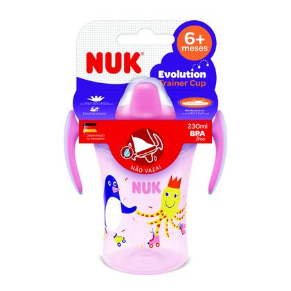 Imagem de Copo Trainer NUK Evolution Bico TPE 230ml Antivazamento