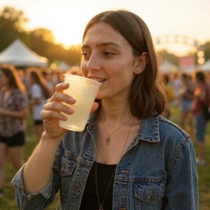Imagem de Copo Transparente Plástico Descartável 200ml c/400un Festas