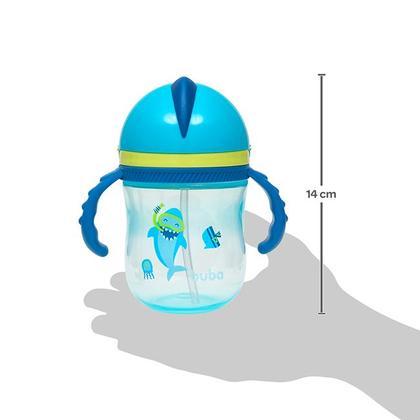Imagem de Copo Treinamento Com Alça Removível e Canudo Silicone 12m+ 240ml - Buba