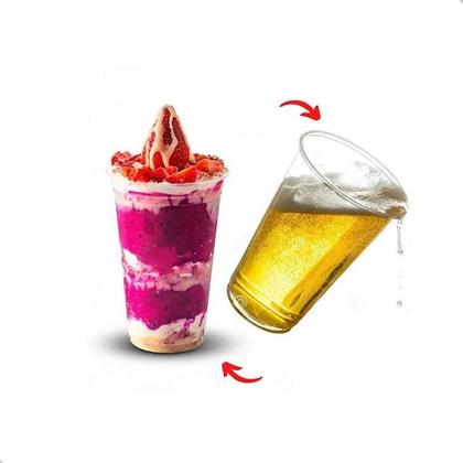 Imagem de Copo Ultra Transparente Liso de 500ml - Caixa com 1000 Unidades - Ideal para Festas e Eventos - Resistente e Reutilizável