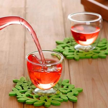 Imagem de Copo Vidro Duplo Café Expresso Chá Capuccino 2 Peças 80ml