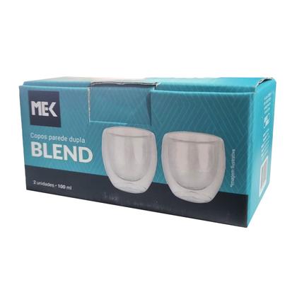 Imagem de Copo Vidro Duplo Café Expresso Shot Flutuante 2 Peças 100ml